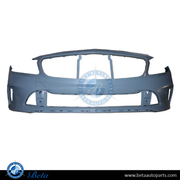 1768806640-mercedes-a-class-w176-front-bumper-with-pdc-with-trim-hole.jpg Mercedes A-Class W176 (2016-2018), Front Bumper with PDC / Trim Hole, Taiwan, 1768806640