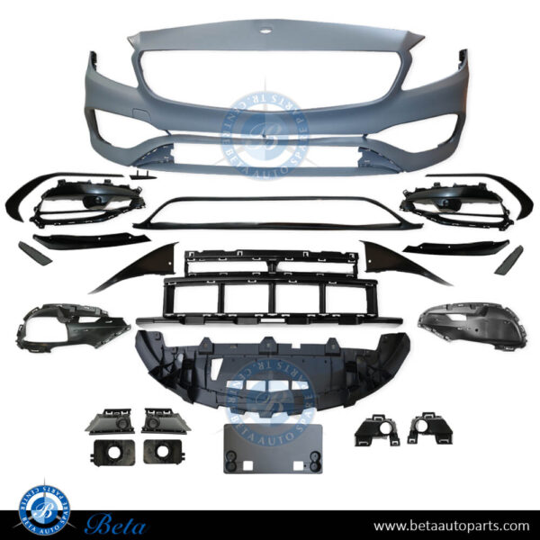1768809800-mercedes-a-class-w176-front-bumper-assy-amg-a45-parts.jpg Mercedes A-Class W176 (2016-2018), Front Bumper AMG A45, Taiwan, 1768809800