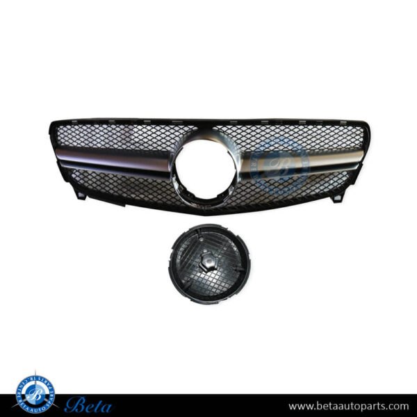1768880100-mercedes-a-class-w176-radiator-grille-amg-a45-look-silver.jpg Mercedes A-Class W176 (2016-2018), Radiator Grille AMG A45 Look (Silver), China, 1768880100