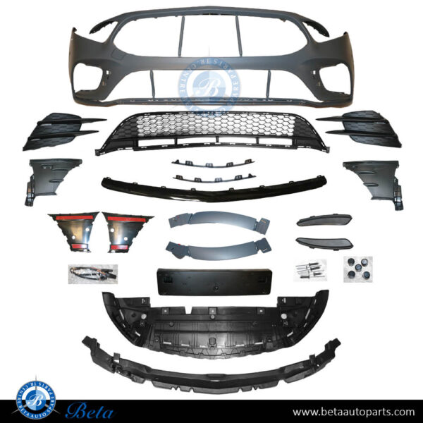 1778802801-mercedes-a-class-w177-front-bumper-normal-amg-with-park-assist-without-acc-black.jpg Mercedes A-Class W177 (2019-2022), Front Bumper Normal AMG with Park Assist without ACC Black, Taiwan, 1778802801