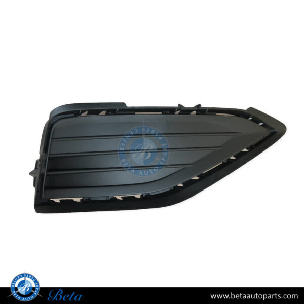 Volkswagen Jetta (2019-Up), Fog Lamp Cover without Hole - Black (Right), Taiwan, 17A8536669B9