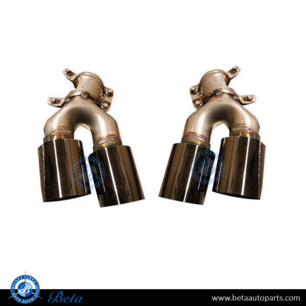 BMW 3/5/6 Series F10 / F30 / G30 / F06 (2010-2020), Exhaust Tips M5 Look Black, China, 18308631958, 18308631959