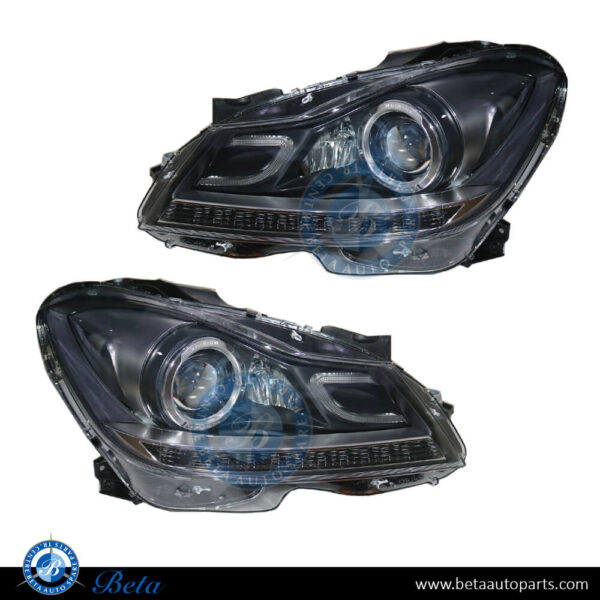 Mercedes C-Class W204 (2011-2014), Headlamp Upgrade from Normal to LED, China, 2048203539 / 2048203639