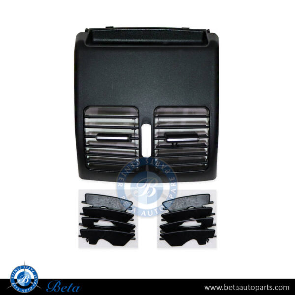 Mercedes C-Class / E-Class W204 / W212 / C207 (2008-2014), Rear AC Grille (Black), China, 2048300354