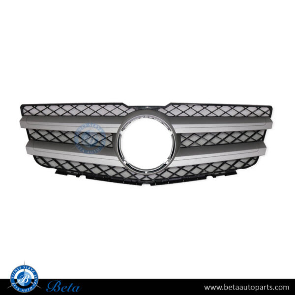 Mercedes GLK-Class X204 (2009-2011), Radiator Grille - Silver, China, 2048800283