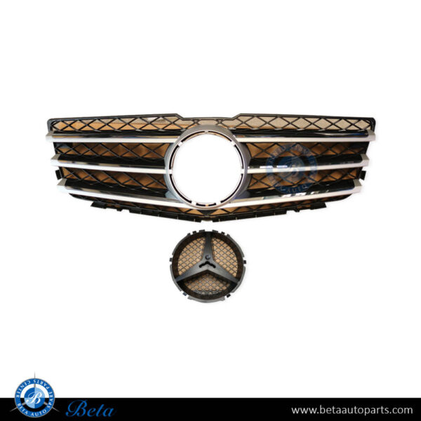 Mercedes GLK-Class X204 (2009-2011), Radiator Grille - Silver with Sport Package, China, 2048801583