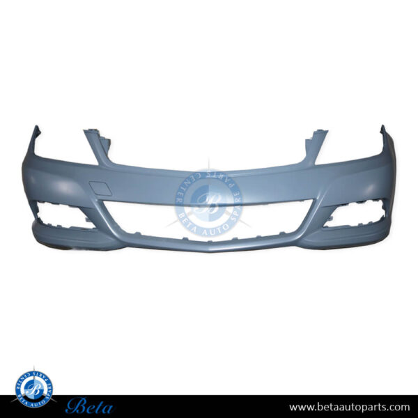 Mercedes C-Class W204 (2011-2014), Front Bumper without PDC / Washer Classic, Taiwan, 2048805547