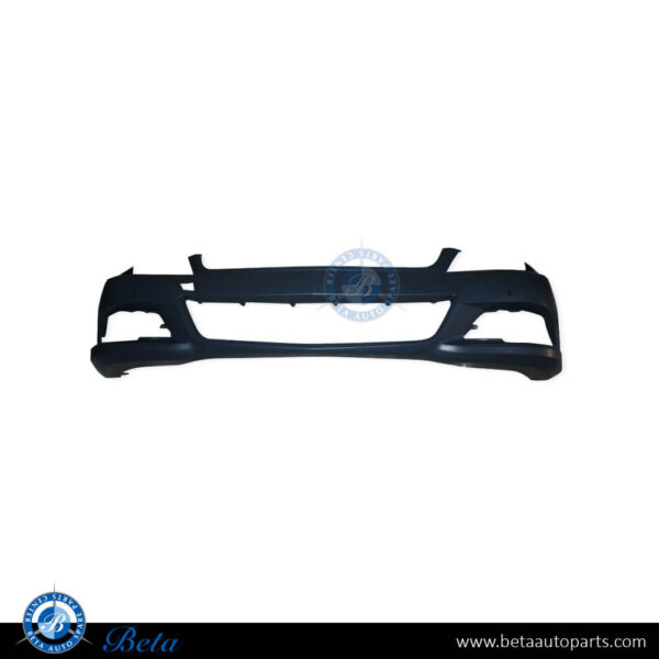Mercedes C-Class W204 (2011-2014), Front Bumper with PDC without Washer with Moulding with PMB for Avantage/Elegance, Taiwan, 2048806347