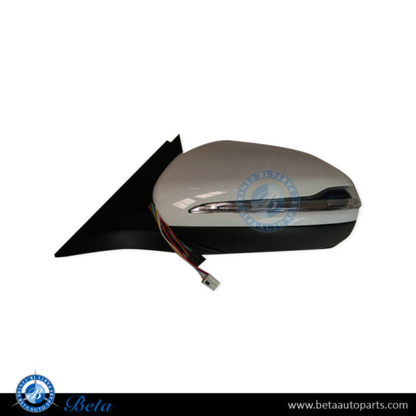 Mercedes C-Class W205 (2015-2021), Side Mirror with Folding and Blind Spot - White (Left), China, 2058100100