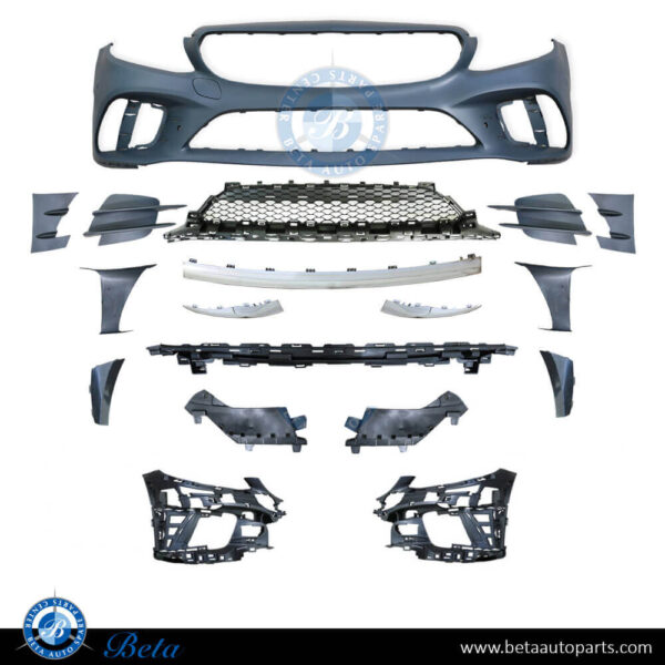 Mercedes C-Class W205 (2019-2021), Front Bumper Normal AMG without PDC, China, 2058802205