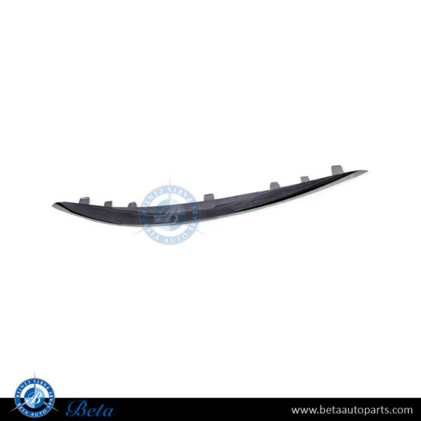 Mercedes C-Class W205 (2015-2018), Front Bumper Upper Moulding Avantgarde - Chrome (Left), China, 2058850374