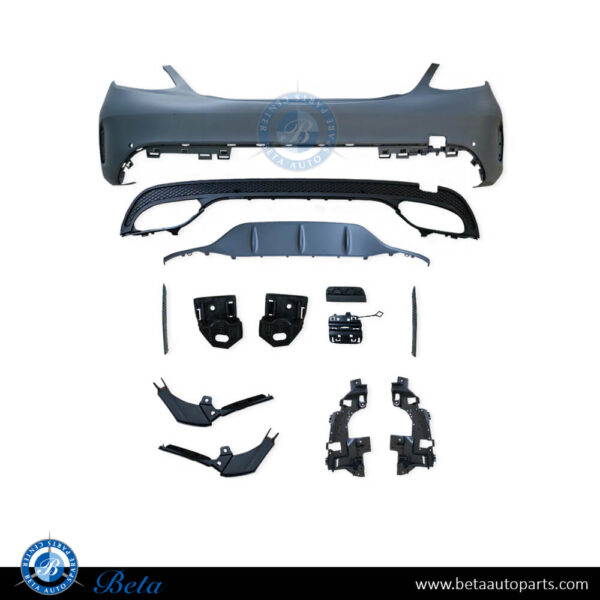2058856038-mercedes-c-class-w205-rear-bumper-assembly-with-pdc-and-sport-normal-amg-taiwan-parts-1.jpg Mercedes C-Class W205 (2015-2018), Rear Bumper Normal AMG with Sport with PDC, Taiwan, 2058856038