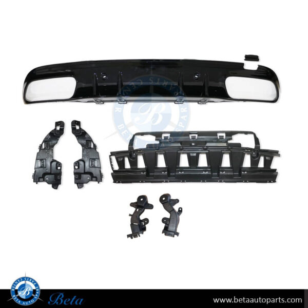 2058856803-mercedes-c-class-w205-rear-diffuser-amg-c63.jpg Mercedes C-Class W205 (2019-2021), Rear Diffuser AMG C63 for Normal AMG (Black), China, 2058853103