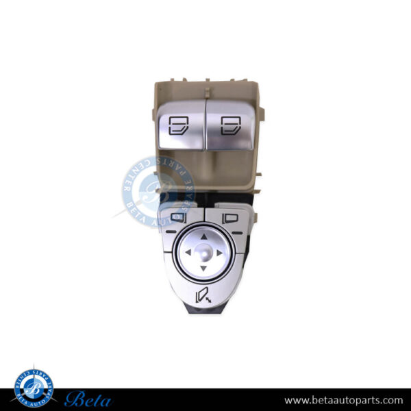 Mercedes C-Class Coupe C205 (2015-2021), Master Window Switch (Beige), China, 2059057011