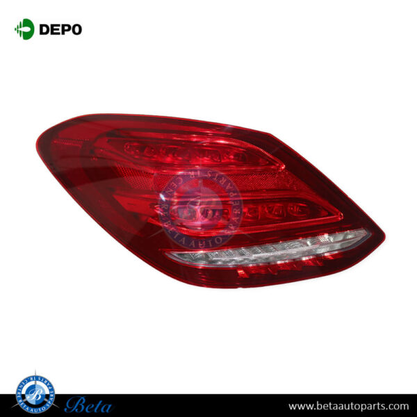Mercedes C-Class W205 (2015-2018), Tail Lamp LED - USA Type (Left), Depo, 2059062002