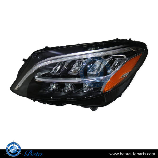 Mercedes C-Class W205 (2019-2021), Headlamp Static LED - USA Type (Left), China, 2059066004 / 2059063906