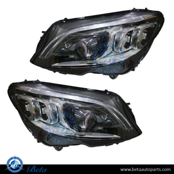 2059066404-2059066504-mercedes-c-class-w205-headlamp-upgrade-from-static-led-to-2019-dynamic-led-look-blue-led.jpg Mercedes C-Class W205 (2015-2018), Headlamp Upgrade from Static LED to 2019 Dynamic LED Look (Blue LED), China, 2059066404 / 2059066504