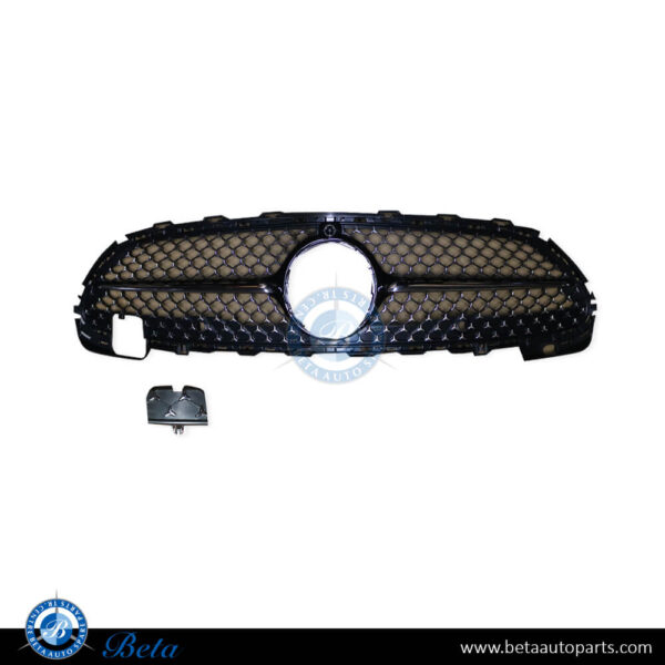 2068805105-mercedes-c-class-w206-radiator-grille-amg-stars-look-without-camera-hole-black.jpg Mercedes C-Class W206 (2022-Up), Radiator Grille AMG Stars Look without Logo with Camera Hole (Black), China, 2068805105