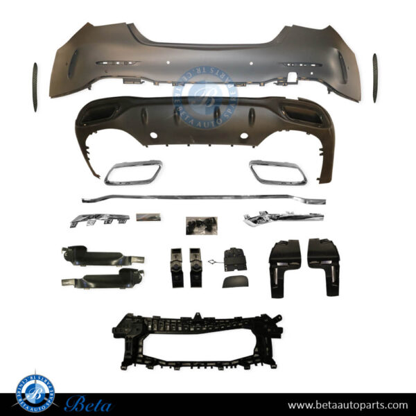 Mercedes C-Class W206 (2022-Up), Rear Bumper Normal AMG with Park Assist, Taiwan, 2068850803