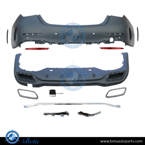 Mercedes C-Class W206 (2022-Up), Rear Bumper Normal AMG with Park Assist, China, 2068850803