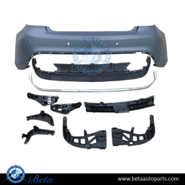 Mercedes E-Class Coupe C207 (2014-2016), Rear Bumper Normal AMG with PDC, Taiwan, 2078858125