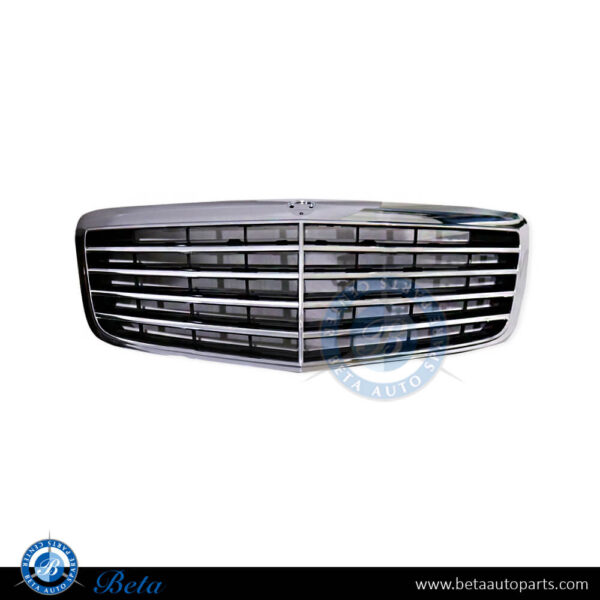 2118801783-mercedes-e-class-w211-grille-black-taiwan-parts-1.jpg Mercedes E-Class W211 (2006-2009), Radiator Grille (Black), Taiwan, 2118801783