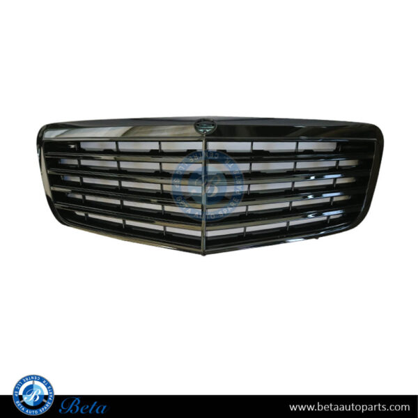 2118801783-mercedes-e-class-w211-radiator-grille-all-black.jpg Mercedes E-Class W211 (2006-2009), Radiator Grille (All Black), China, 2118801783