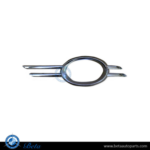 2118851274-mercedes-e-class-w211-fog-lamp-cover-chrome-moulding-right.jpg Mercedes E-Class W211 (2006-2009), Fog Lamp Cover Moulding - Chrome (Right), Taiwan, 2118851274