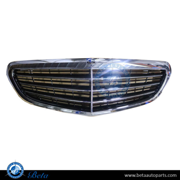 Mercedes E-Class W212 (2014-2016), Radiator Grille - Elegance/Standard (Black), China, 2128801483