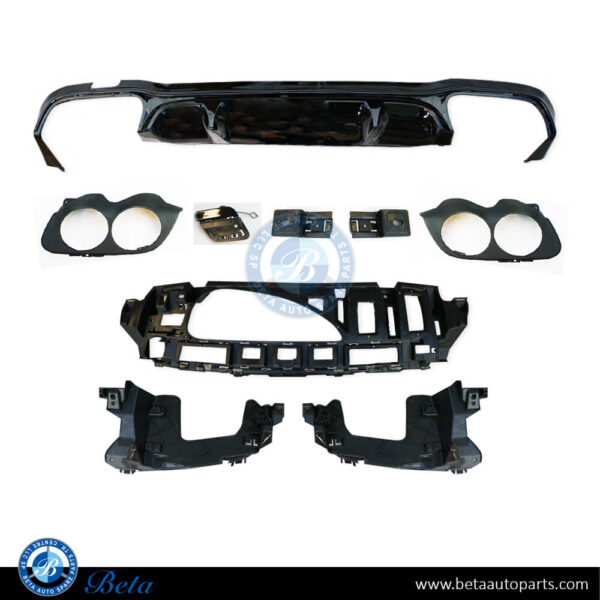 2138855205-mercedes-e-class-w213-rear-diffuser-assy-amg-e53-for-normal-amg-black.jpg Mercedes E-Class W213 (2021-2023), Rear Diffuser AMG E53 for Normal AMG (Black), China, 2138855205