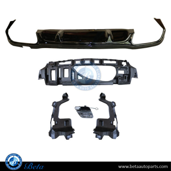 2138855205-mercedes-e-class-w213-rear-diffuser-assy-amg-e63-for-normal-amg.jpg Mercedes E-Class W213 (2021-2023), Rear Diffuser AMG E63 for Normal AMG (Black), China, 2138855205