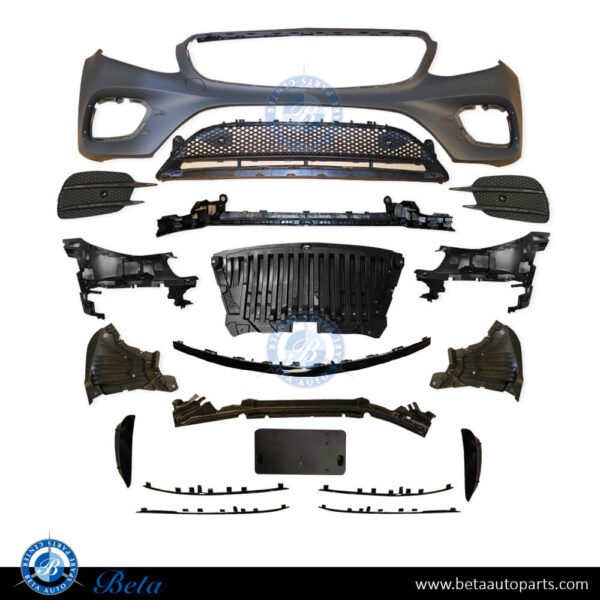 21388569021-mercedes-e-class-w213-front-bumper-with-pdc-amg-e43-gloss-black.jpg Mercedes E-Class W213 (2017-2020), Front Bumper AMG E43 with PDC (Gloss Black), Taiwan