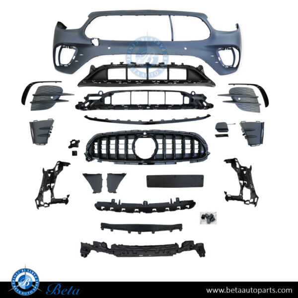 2138857704-mercedes-e-class-w213-front-bumper-amg-e53-with-radiator-grille-gt-look-with-park-assist.jpg Mercedes E-Class W213 (2021-2023), Front Bumper AMG E53 with Radiator Grille GT Look with Park Assist, Taiwan, 2138857704