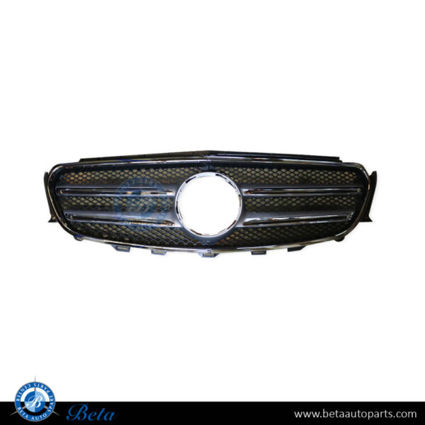 2138880123-mercedes-e-class-w213-grille-without-camera-hole-2-lines.jpg Mercedes E-Class W213 (2017-2020), Radiator Grille without Camera Hole (2 Lines), China, 2138880123