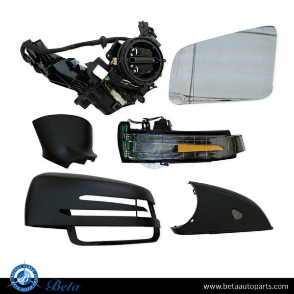 Mercedes CLS-Class W218 (2011-2018), Side Mirror with Folding with Memory (Right), Taiwan, 2188101076