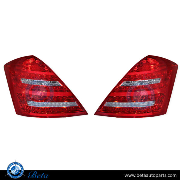 2218200166-2218200266-mercedes-s-class-w221-tail-lamp-upgrade-to-2010-look.jpg Mercedes S-Class W221 (2006-2009), Tail Lamps Upgrade to 2010 Look, China, 2218200166 / 2218200266