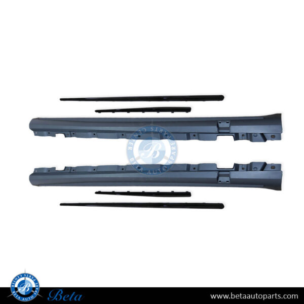 Mercedes S-Class W222 (2014-2020), Side Skirts AMG S63 (Black), Taiwan, 2226981854 / 2226981954