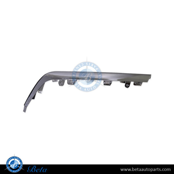 Mercedes S-Class W222 (2018-2020), Rear Diffuser Moulding AMG S63/S65 - Chrome (Left), Taiwan, 2228853001