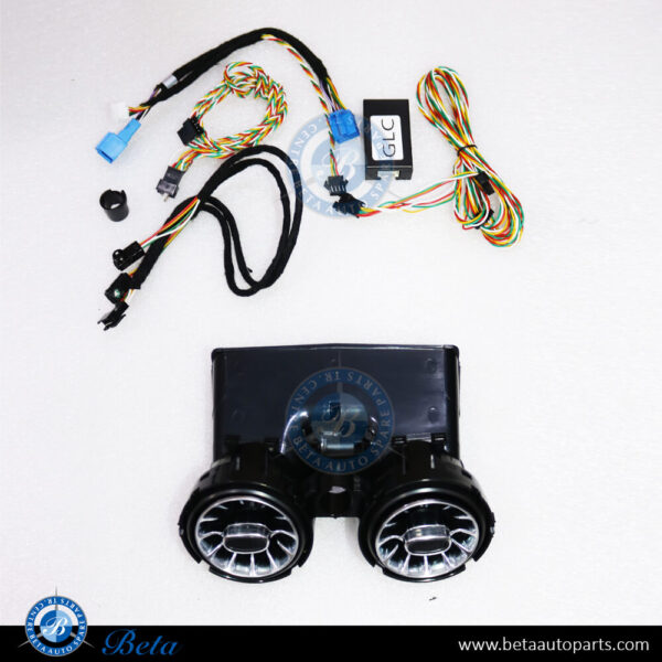 Mercedes GLC-Class W253 (2020-2022), Rear Fresh AC Air Grille 64 Colors for Cars with Ambient Lighting, China, 2538303902