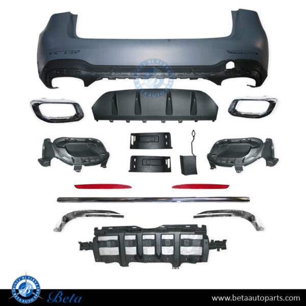 Mercedes GLC-Class W253 (2020-2022), Rear Bumper Normal AMG with ACC with Park Assist, China, 2538800007