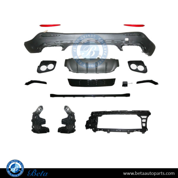 Mercedes GLC-Class X254 (2023-Up), Rear Diffuser AMG GLC 43, China, 2548850502