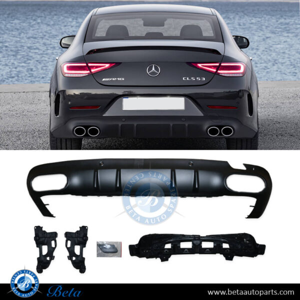 Mercedes CLS-Class C257 (2019-2023), Rear Diffuser AMG CLS53 for Normal AMG without Exhaust, China, 2578857102