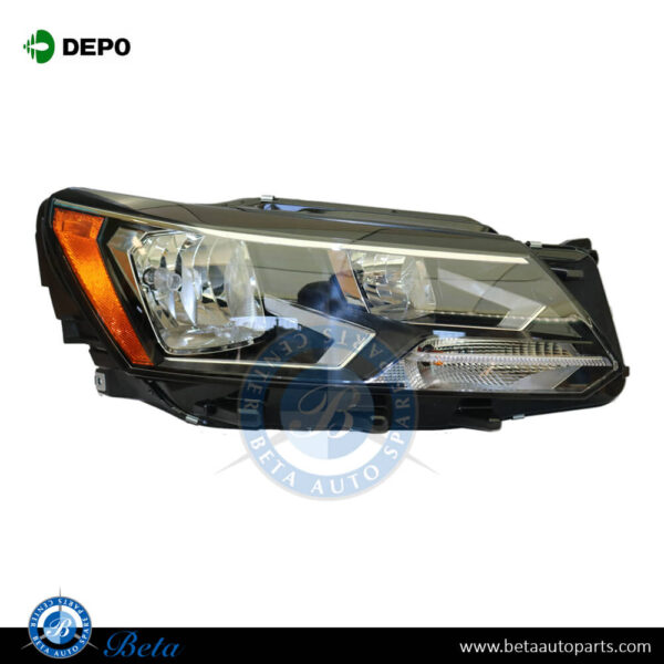 Volkswagen Passat (2015-2023), Headlamp Normal USA Type (Right), Depo, 561941006E