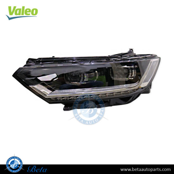 Volkswagen Passat (2015-2019), Headlamp Adaptive LED - Euro Type (Left), Valeo, 3G1941113 / 3G1941113A