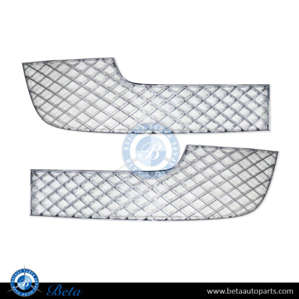 3W3807681H-3W3807682H-bentley-continental-gt-6-front-bumper-lower-grilles-chrome-spare-parts-1.jpg Bentley Continental GT (2012-2015), Front bumper Lower Grilles (Chrome), China, 3W3807681H / 3W3807682H