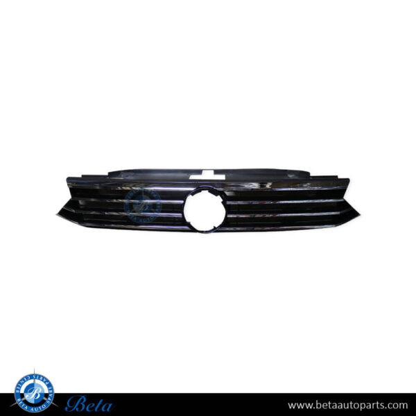 Volkswagen Passat (2015-2019), Radiator Grille (For LED Headlamps), China, 3G0853651A