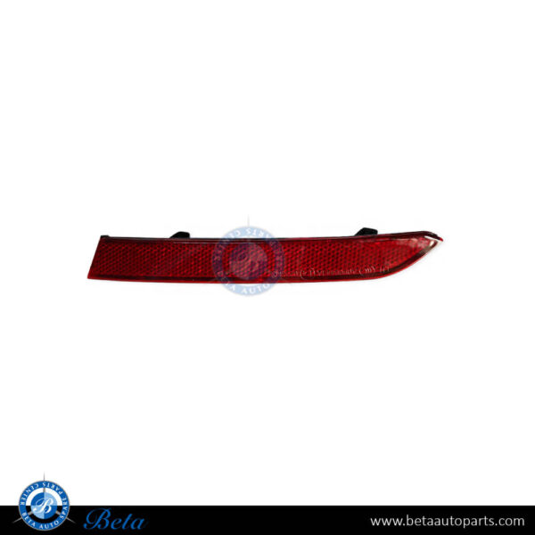 Volkswagen Passat (2015-2019), Rear Bumper Reflector - Outer (Left), China, 3G0945105A