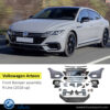 3g8807013-3g8807014g-volkswagen-arteon-r-line-front-bumper-assembly-car.jpg Volkswagen Arteon (2018-Up), Front Bumper R-Line Look, China, 3G8807013G, 3G8807014G