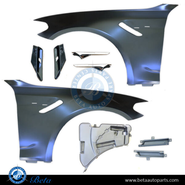 41007443687-41007443688-bmw-g30-fender-m-look-spare-parts.jpg BMW 5 Series G30 (2017-2023), Front Fenders M Look with Vents, Taiwan, 41007443687 / 41007443688