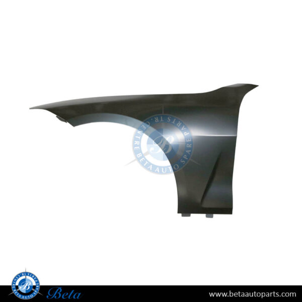 BMW 4 Series G22 / G22 LCI (2021-Up), Front Fender - Aluminum (Left), Taiwan, 41009466095